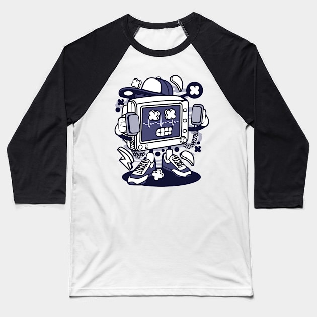 Electrocardiograph Baseball T-Shirt by p308nx